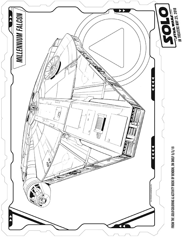 Download Free Printables - Solo: A Star Wars Story Coloring Pages and Activity Sheets - Comic Con Family