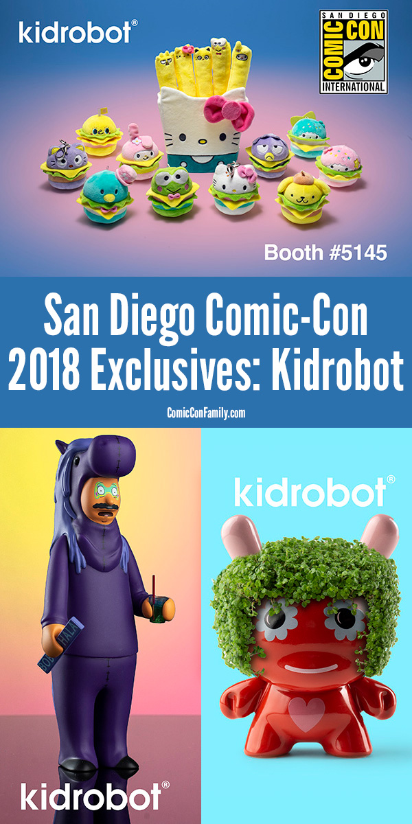 The San Diego Comic-Con 2018 Exclusives from Kidrobot - featuring Sanrio, Bob's Burgers, and  Jeremyville #SDCC #SDCC2018