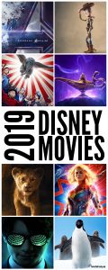 2019 Disney Movies Schedule