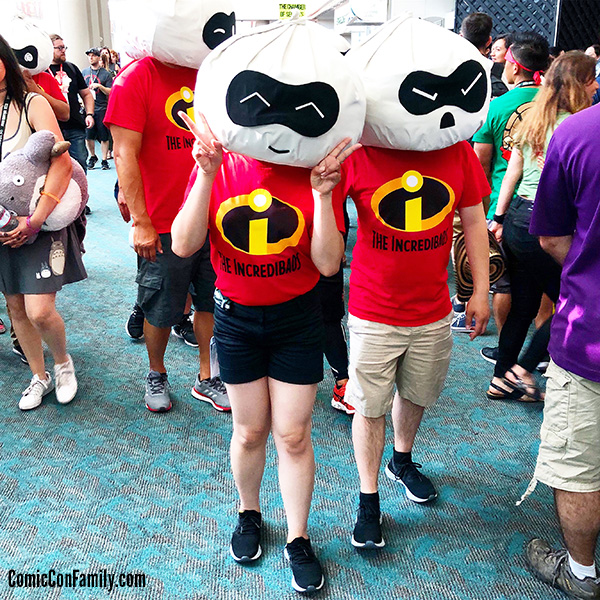 INCREDIBAOS cosplay at San Diego Comic-Con 2018