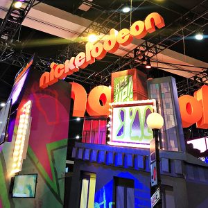 Nickelodeon Booth at San Diego Comic-Con 2018