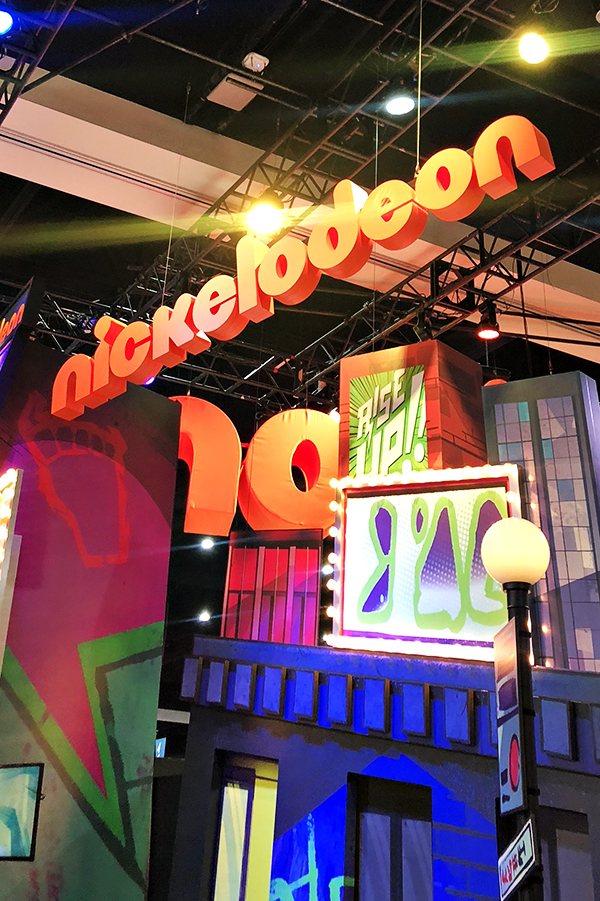 Nickelodeon Booth at San Diego Comic-Con 2018