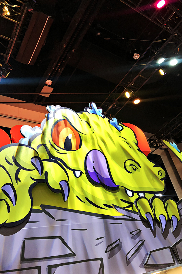 Nickelodeon Booth at San Diego Comic-Con 2018 - Reptar from Rugrats