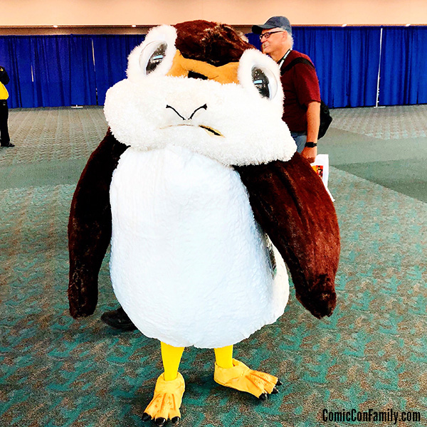 Star Wars Porg Cosplay by CosplayMom at San Diego Comic-Con 2018