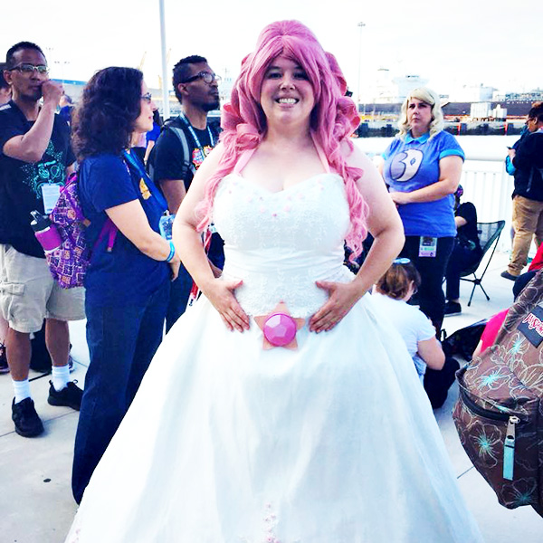 Steven Universe Rose Quartz Cosplay at San Diego Comic-Con 2018 - Jillian