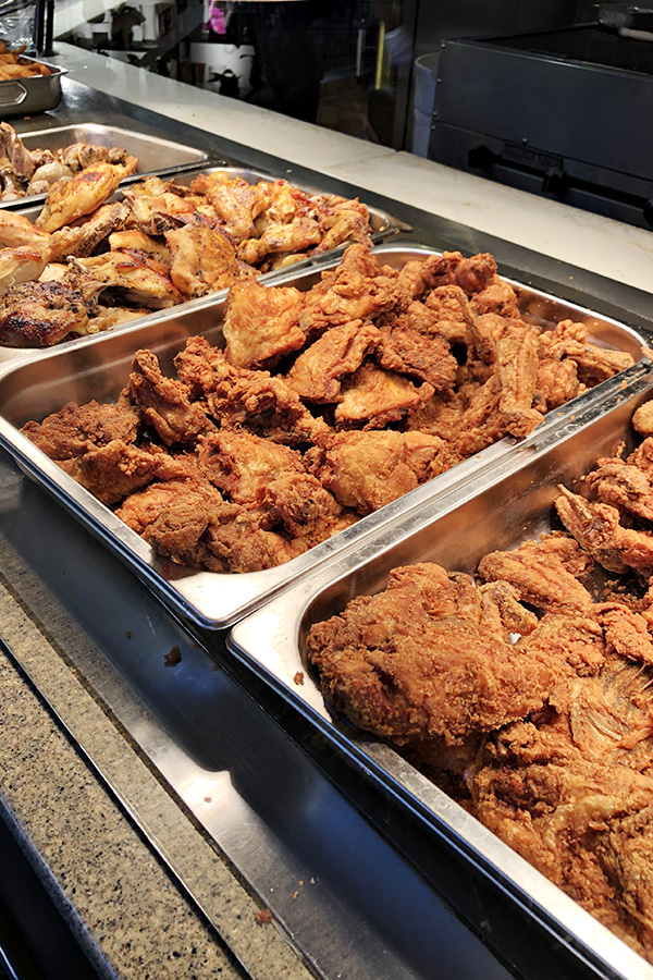 Fried Chicken at Downtown San Diego Ralphs Grocery Store