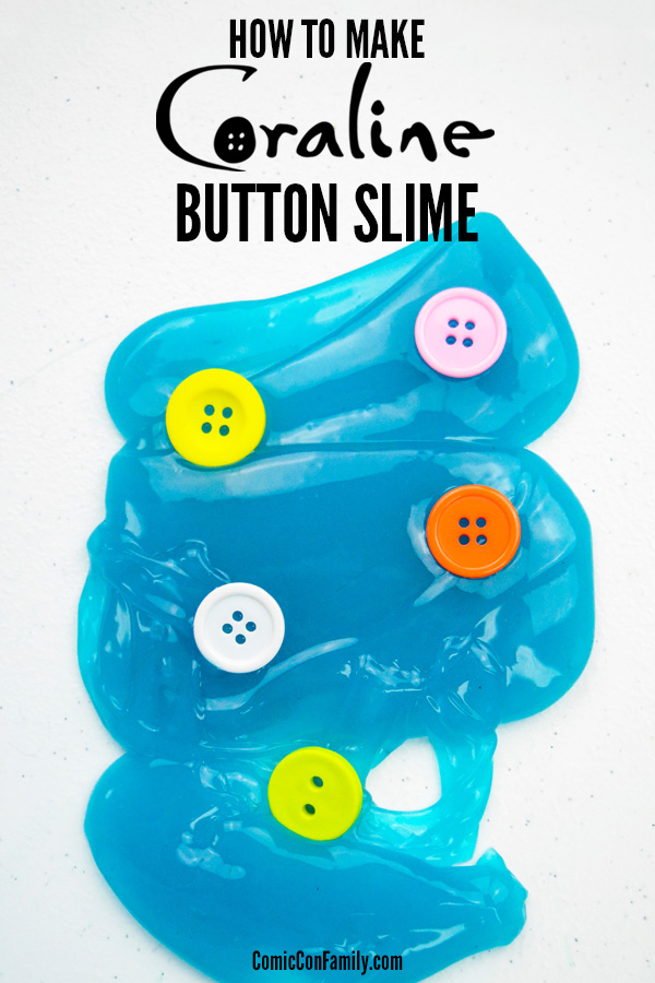 DIY Coraline Button Slime Recipe